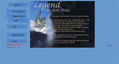 Desktop Screenshot of legendbichons.com